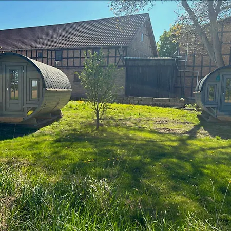 Camping Obstgarten Im Warnetal- Campingfass Wabe *
